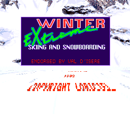 Skiing & Snowboarding: Tommy Moe's Winter Extreme screenshot 2 for Super Nintendo